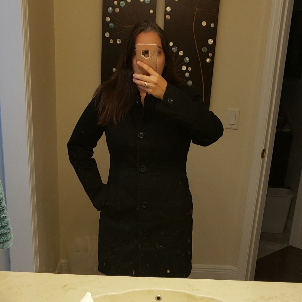H&M Black Trench